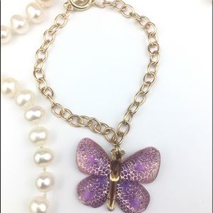 ✨STUNNING GOLD BUTTERFLY CHARM BRACELET ✨